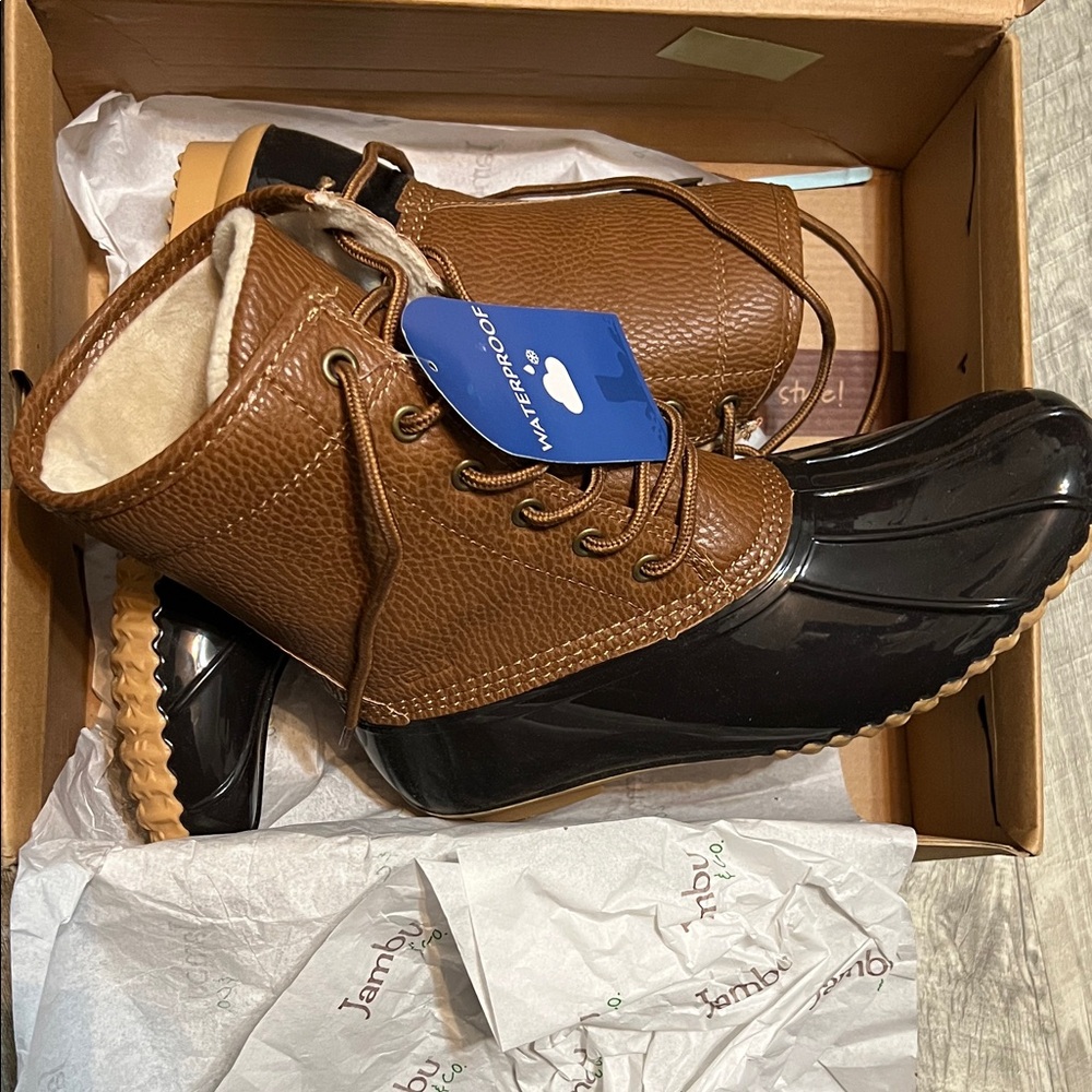 JBL Brown and Black Winter & Rain Boots